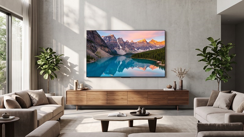 Samsung S95H in a Living Room