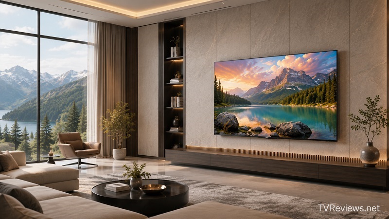Hisense U6SF Pro in a living room