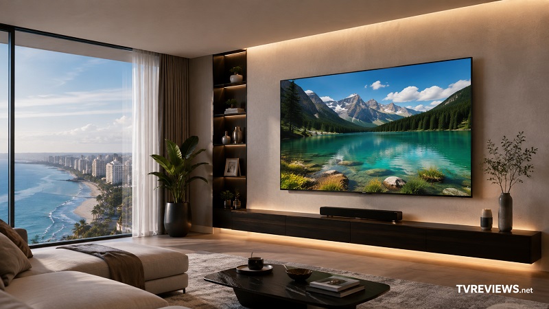 Hisense UR8SG in a living room
