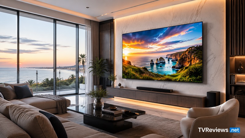 Hisense UR9SG in a living room