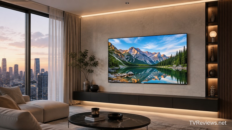 Samsung M70H in a living room