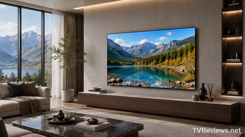 Samsung M80H in a living room