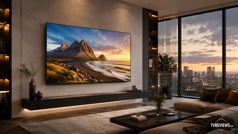 Samsung R85H in a living room