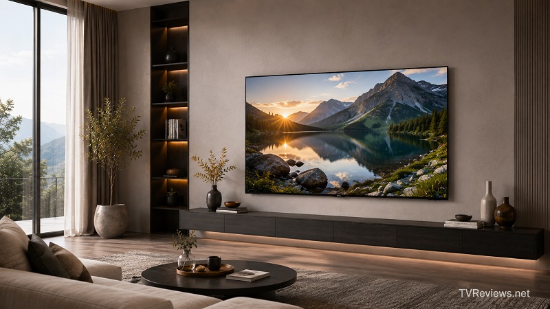 Samsung S85H in a living room