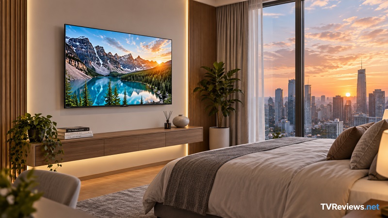 Hisense A4NV in a bedroom