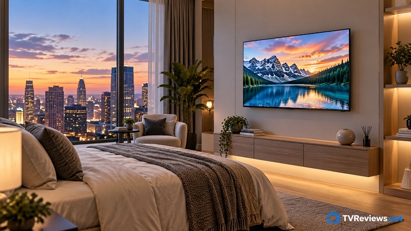 TCL R3D in a bedroom